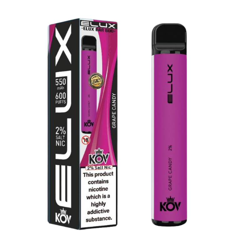 Grape Candy By Elux Bar Disposable Vape