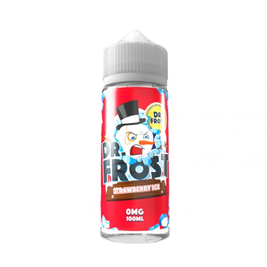 Strawberry Ice Flavour Dr Frost 100ML Shortfill E Liquid