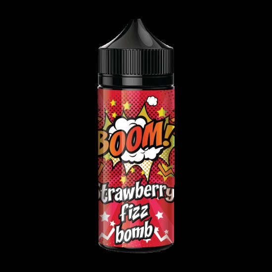 Strawberry Fizz Bomb 100ml E-Liquid – Boom