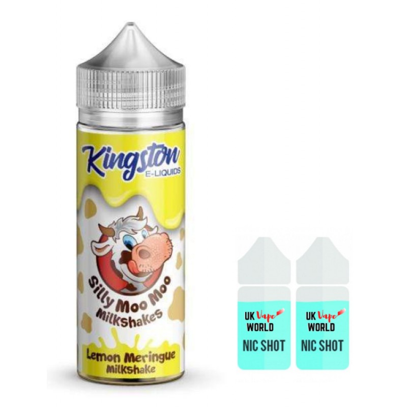 Kingston Silly Moo Moo Milkshakes Lemon Meringue 100ml Shortfill