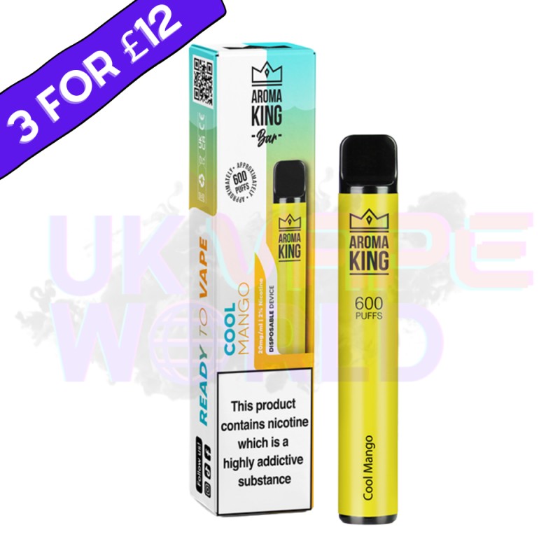 Cool Mango By Aroma King 600 Puffs Disposable