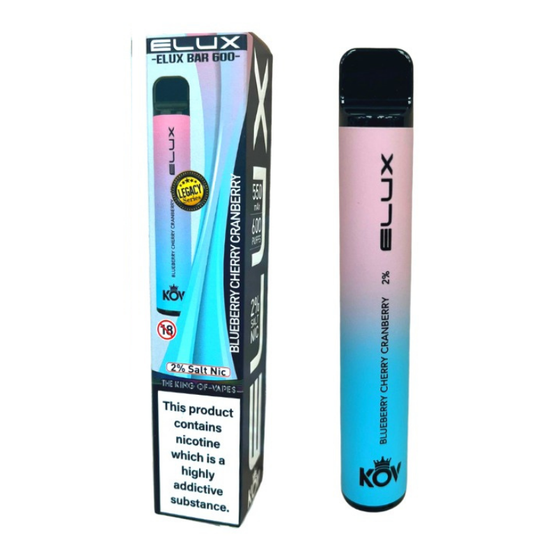 Blueberry Cherry Cranberry By Elux Bar Disposable ...