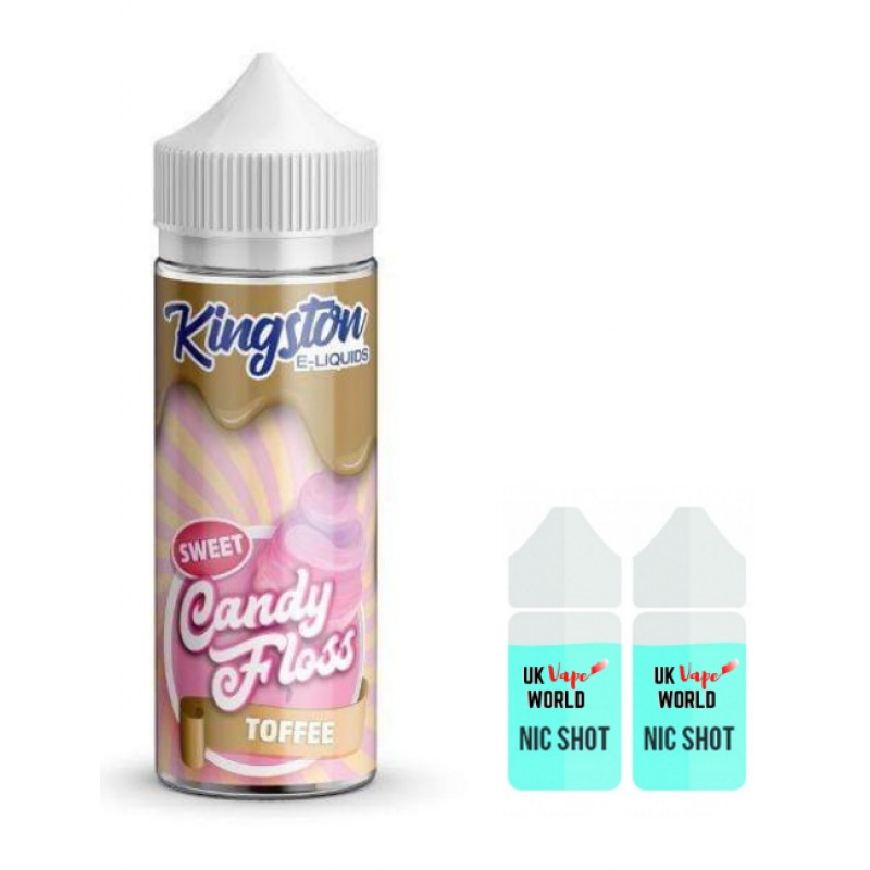 Kingston Sweet Candy Floss Toffee 100ml Shortfill