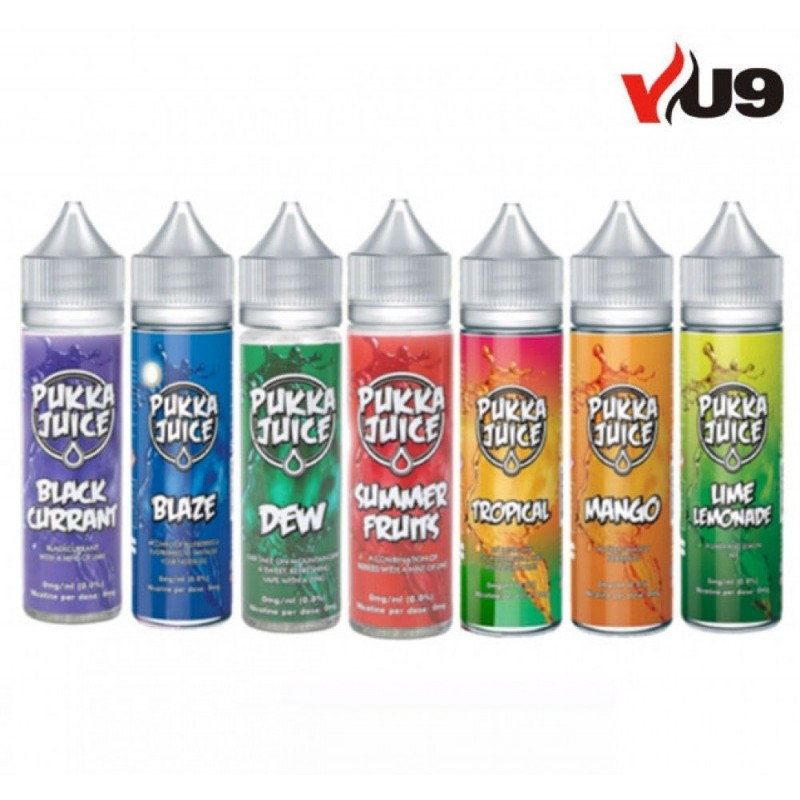 Pukka Juice e Liquid Juice 2x50ml Shortfil 0mg 70/30 VG/PG