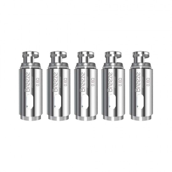 Aspire Breeze Replacement Coil - 5 Pack  0.6 & 1.0 ohm