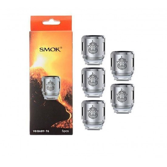 SMOK V8 Baby T6 0.2ohm Coils pack of 5