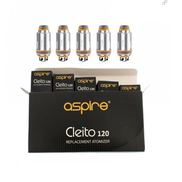Aspire Cleito 120 Replacement Coil Heads, 0.16 ohm