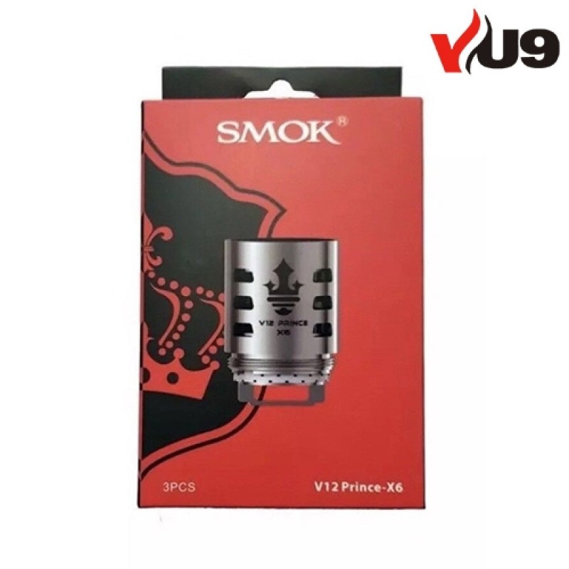 Smok TFV12 Prince-X6 Sub Ohm Coils Pack of 3