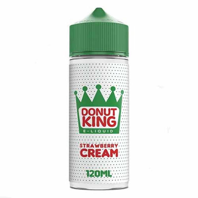 Donut King Strawberry Cream 120ml Shortfill E-liqu...