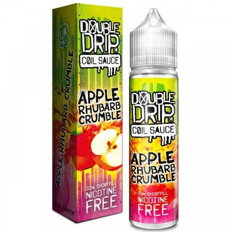 Apple Rhubarb Crumble 50ml Shortfill By Double Dri...