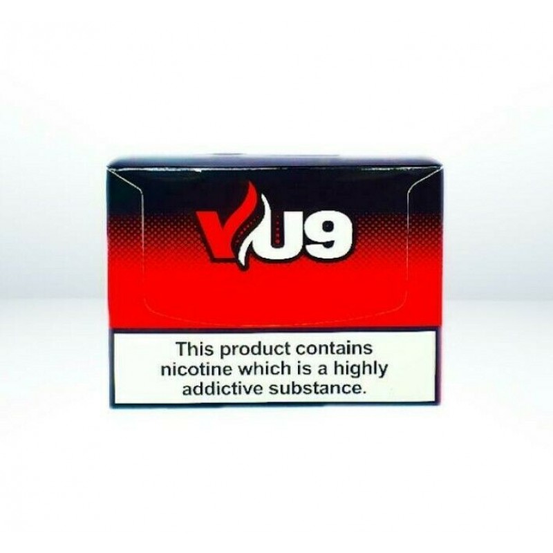 Vu9 E-Liquid Juice ,70/30 pg/vg10X10ml Liquid 6/12/18 MG