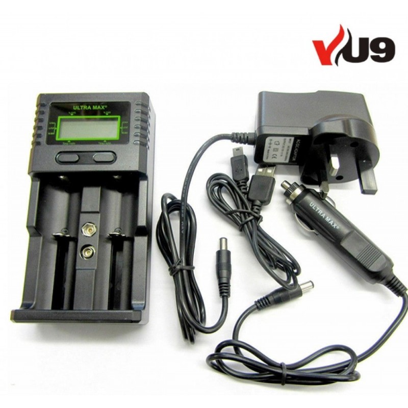 Ultramax UniversaL Battery Charger AA AAA Li-iON LiFePO4