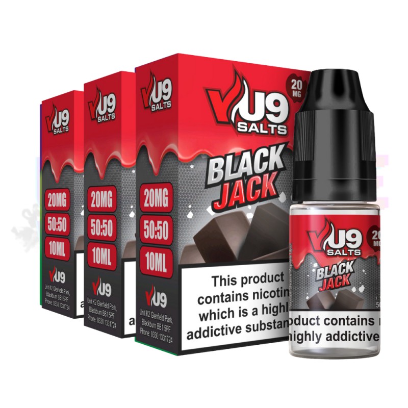 Black Jack Pod Nic Salt 10ml Nicotine E Juice by VU9